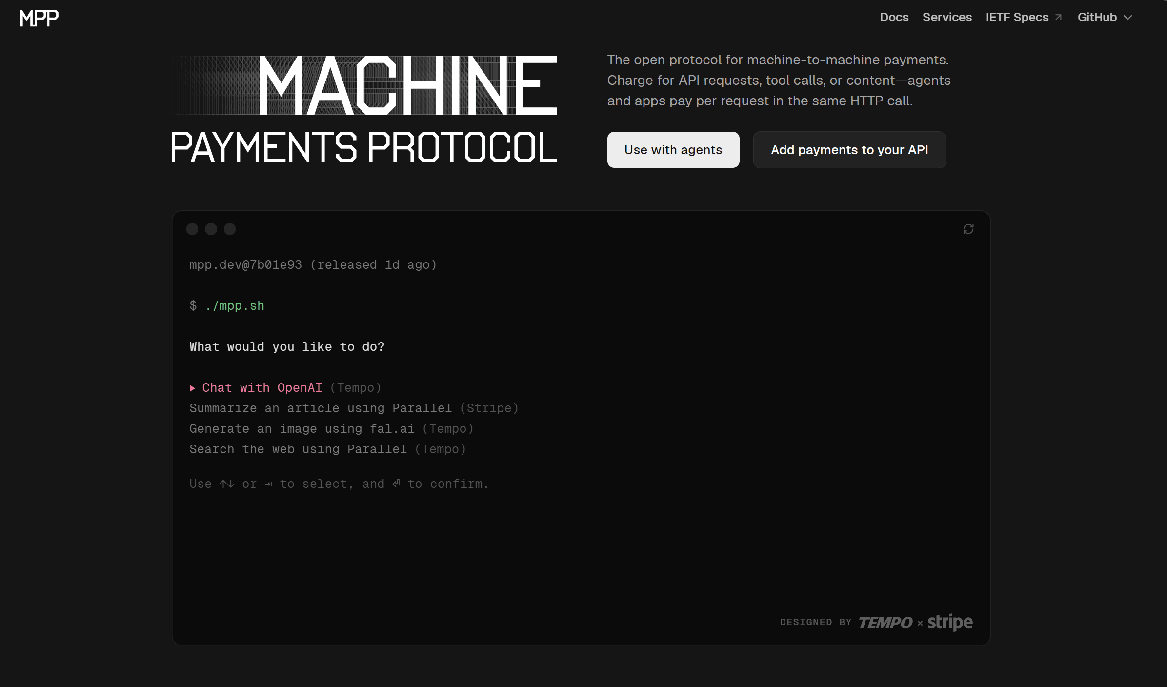 Machine Payments Protocol