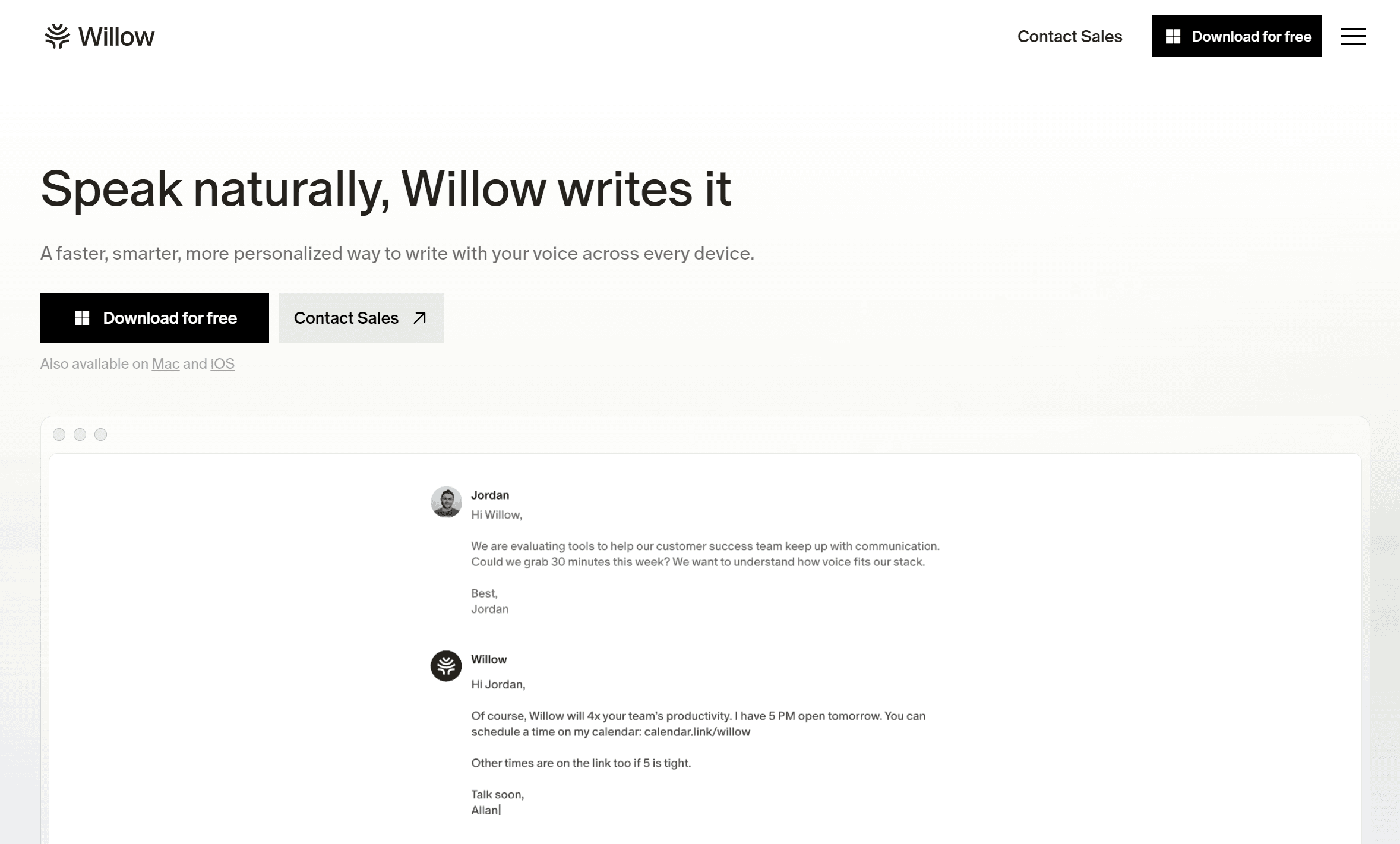 Willow Voice
