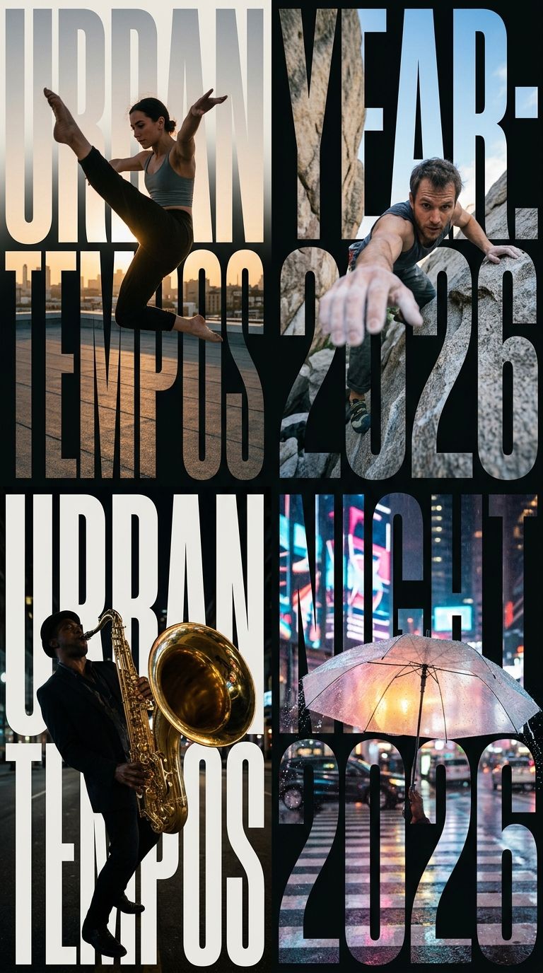 Urban Tempos Typography Poster Series
